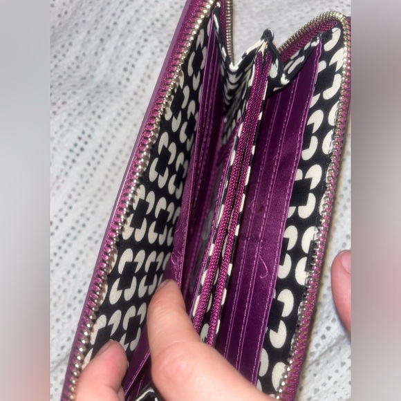 Vera Bradley Purple Faux Leather Wallet NWT!!! - Picture 3 of 11
